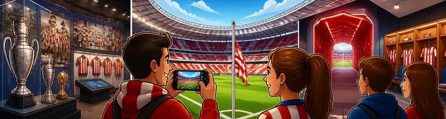 Experimenta el tour del Atlético de Madrid: museo, recorrido por el estadio y foto exclusiva desde el córner