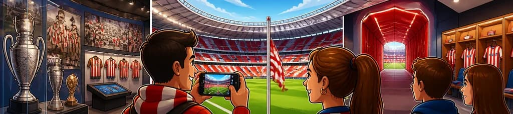 Experimenta el tour del Atlético de Madrid: museo, recorrido por el estadio y foto exclusiva desde el córner