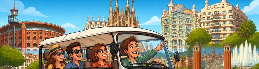 Descubre Barcelona en un tour privado de dos horas en Tuk-Tuk eléctrico