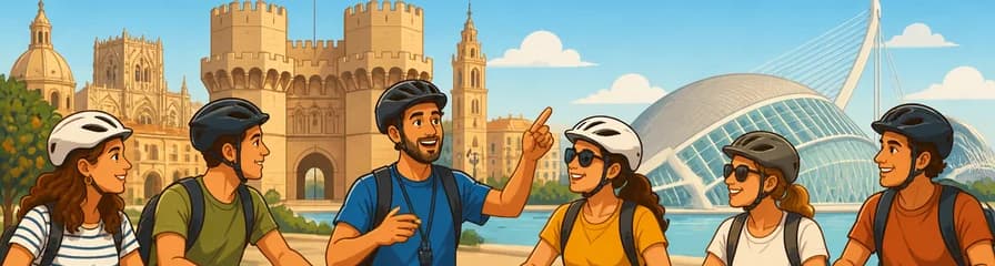 Un recorrido en bicicleta por Valencia: del centro histórico a la Ciudad de las Artes