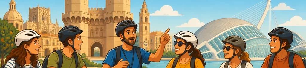 Un recorrido en bicicleta por Valencia: del centro histórico a la Ciudad de las Artes