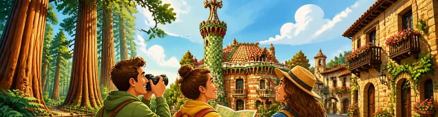 Excursión a El Capricho de Gaudí en Comillas, Santillana y bosque de secuoyas