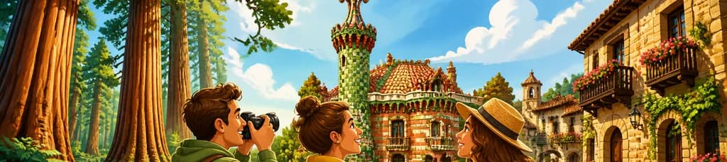 Excursión a El Capricho de Gaudí en Comillas, Santillana y bosque de secuoyas