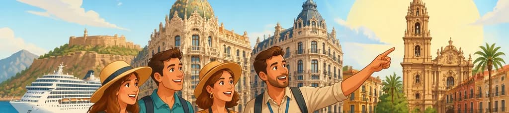 Excursión de día completo a Cartagena y Murcia para pasajeros de cruceros
