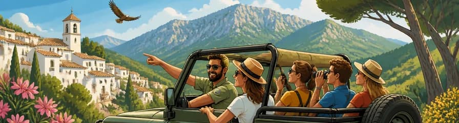 Jeep Eco Tour "Auténtica Andalucía" con recogida en Marbella y Estepona