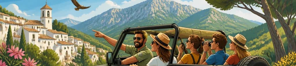 Jeep Eco Tour "Auténtica Andalucía" con recogida en Marbella y Estepona
