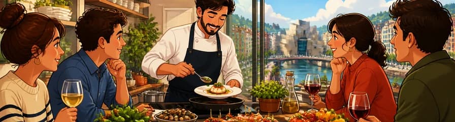 Descubre Bilbao a través de su gastronomía: Showcooking y Taller de Cocina Vasca