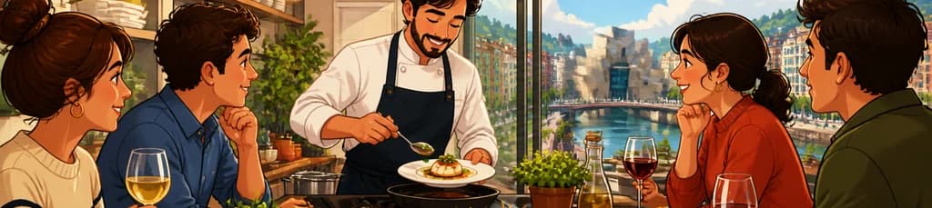 Descubre Bilbao a través de su gastronomía: Showcooking y Taller de Cocina Vasca