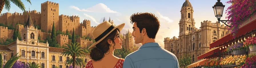Recorrido Privado por el Romance de Málaga: De Fortalezas Históricas a Mercados Vibrantes
