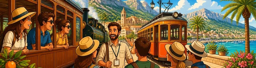 Descubre Mallorca: Tour exclusivo de medio día en tren y tranvía por Sóller
