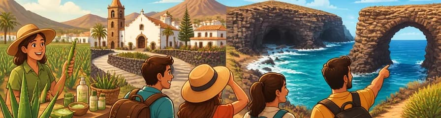 Descubre la esencia de la costa oeste: Cuevas de Ajuy, plantación de aloe vera y otros tesoros