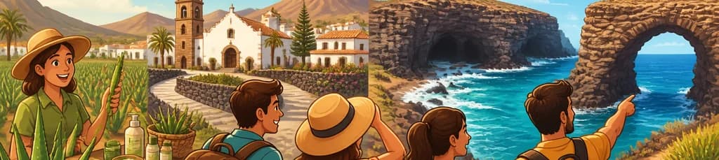 Descubre la esencia de la costa oeste: Cuevas de Ajuy, plantación de aloe vera y otros tesoros