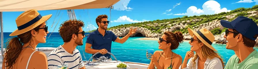 Viaje en velero de día completo por Menorca