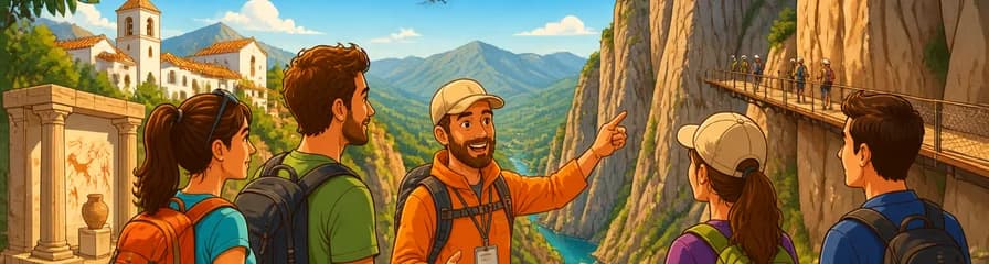Exploración guiada del Caminito del Rey partiendo desde la Costa del Sol