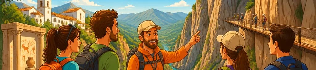 Exploración guiada del Caminito del Rey partiendo desde la Costa del Sol