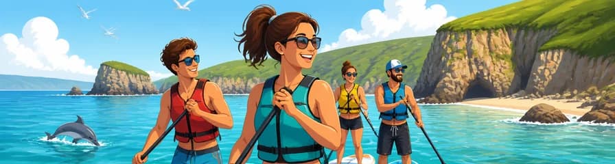 Aventura de paddle surf en la costa de Cantabria