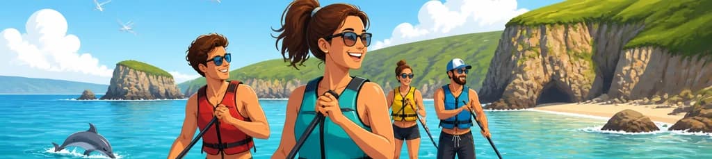 Aventura de paddle surf en la costa de Cantabria