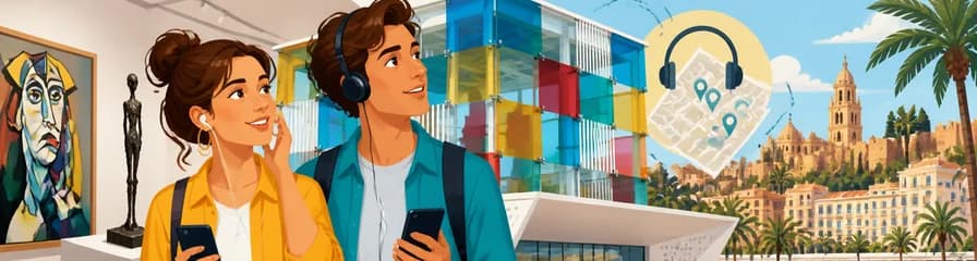 Acceso al Centre Pompidou Málaga y audioguía para explorar la ciudad
