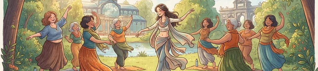 Sesión de Danza Oriental para el Equilibrio Interior en El Retiro