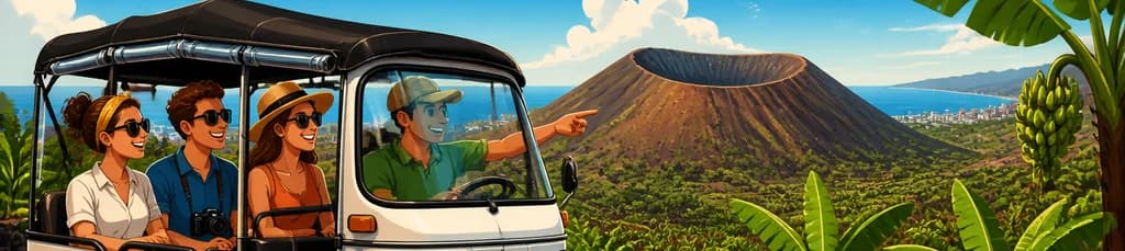 Tour en Tuk Tuk para Explorar el Volcán Escondido en Costa Adeje