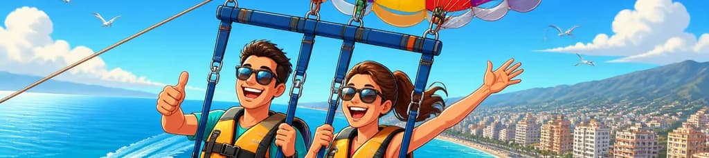 Vuela en parasailing por la Costa del Sol desde Fuengirola