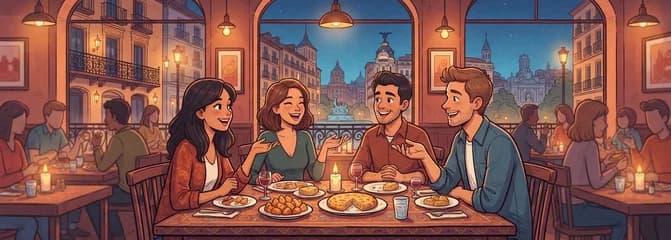 Proyecto 100 Ciudades: Madrid | Cena para Dúos con Nuevos Amigos