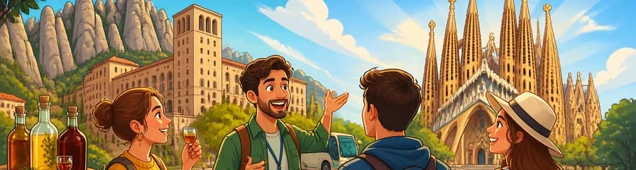 Aventura en Barcelona: tour por el Monasterio de Montserrat y la Sagrada Familia con cata de licores