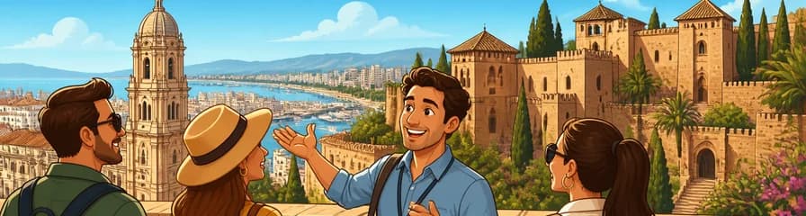 Excursión Privada a Málaga con Visita al Castillo y la Alcazaba desde Sevilla