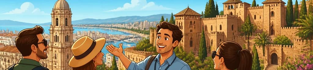 Excursión Privada a Málaga con Visita al Castillo y la Alcazaba desde Sevilla