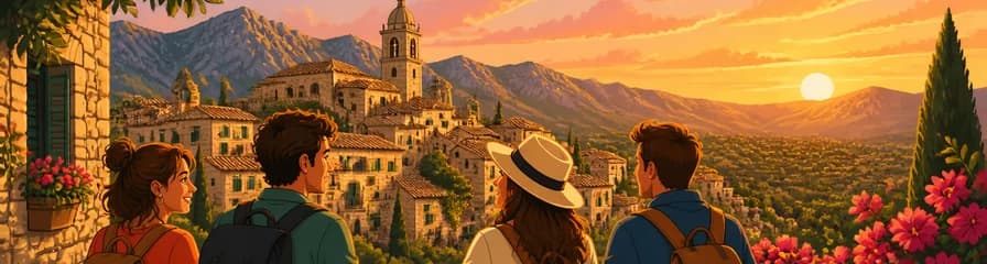Descubre Valldemossa al atardecer: un paseo inolvidable con vistas a la sierra