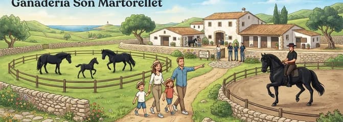 Descubra la Ganadería Son Martorellet: una visita a las cuadras y la vida del caballo menorquín