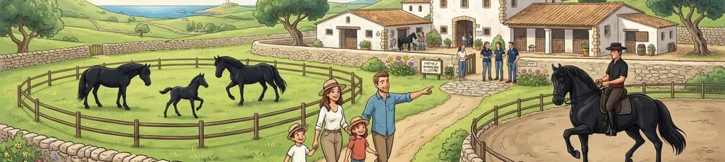 Descubra la Ganadería Son Martorellet: una visita a las cuadras y la vida del caballo menorquín