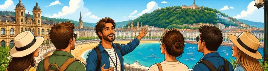 Tour privado y personalizado a pie por San Sebastián con guía local