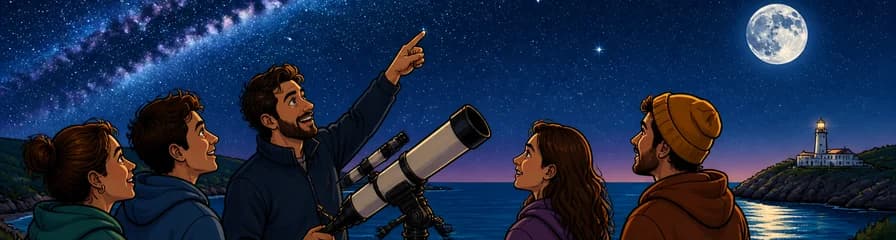 Contempla el universo desde la costa menorquina