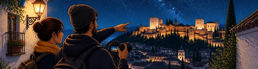 Paseo fotográfico privado nocturno por Granada