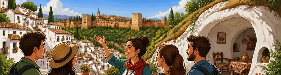 Recorrido por el Albaicín y el Sacromonte de Granada, incluyendo el Museo de las Cuevas