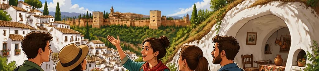 Recorrido por el Albaicín y el Sacromonte de Granada, incluyendo el Museo de las Cuevas