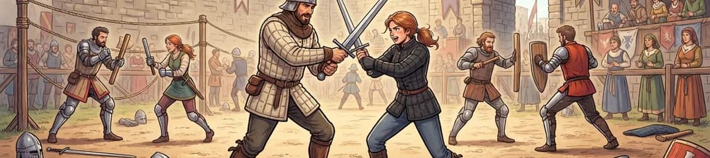 Curso de introducción al combate medieval