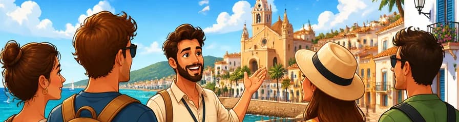 Descubre los encantos turísticos de Sitges en un recorrido privado de medio día con un guía local