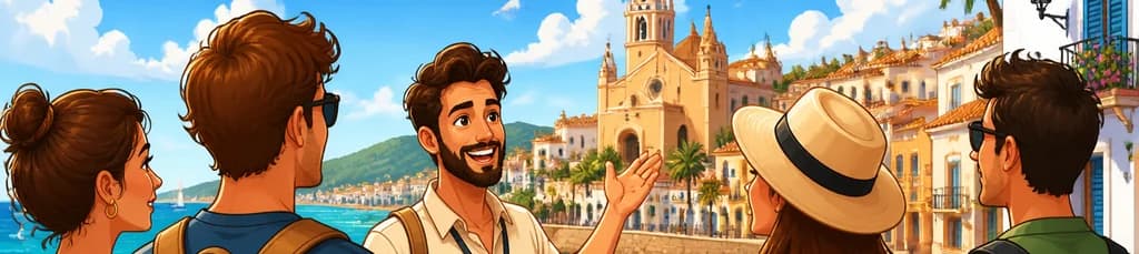 Descubre los encantos turísticos de Sitges en un recorrido privado de medio día con un guía local