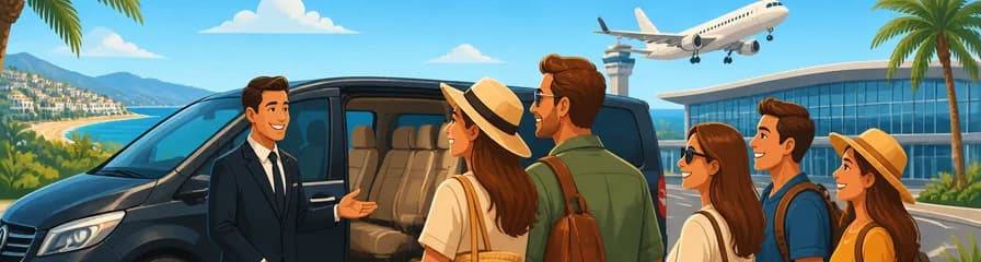 Servicio de traslado privado desde la Costa del Sol hasta el Aeropuerto de Málaga