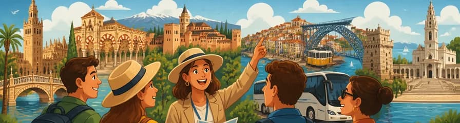 Recorrido guiado de once días por Portugal y Andalucía con salida desde Madrid