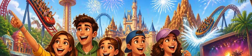 Aventura de un día completo en el Parque Warner, con salida desde Madrid