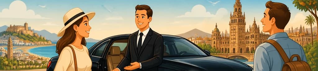 Servicio de traslado exclusivo de Málaga a Sevilla