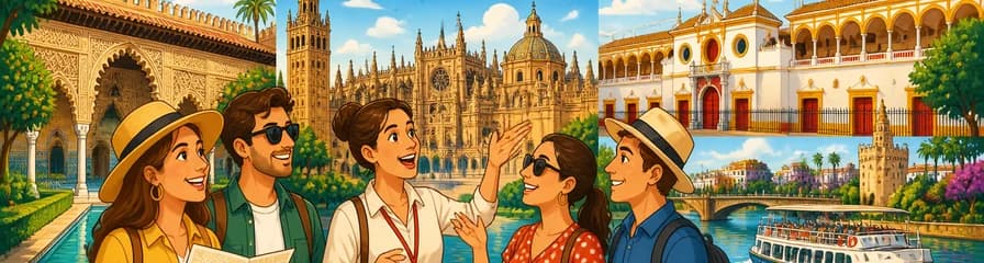 Recorrido completo por Sevilla: Alcázar, Catedral, Santa Cruz, Plaza de Toros y paseo en barco