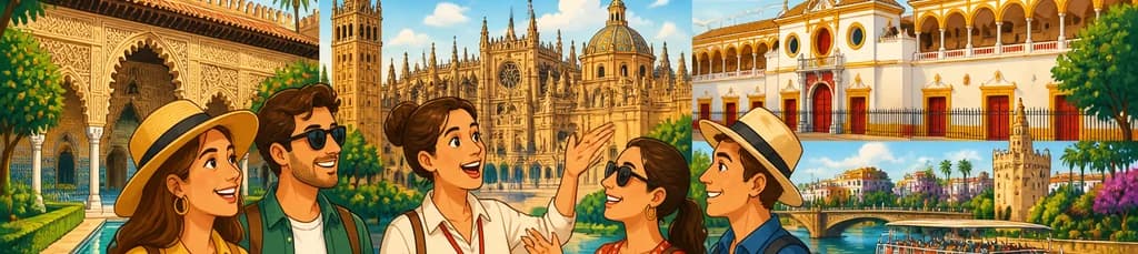 Recorrido completo por Sevilla: Alcázar, Catedral, Santa Cruz, Plaza de Toros y paseo en barco