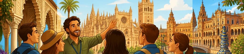 Recorrido turístico por Sevilla con acceso al Alcázar y la Catedral