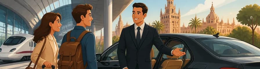 Servicio de traslado privado desde la estación del AVE de Sevilla