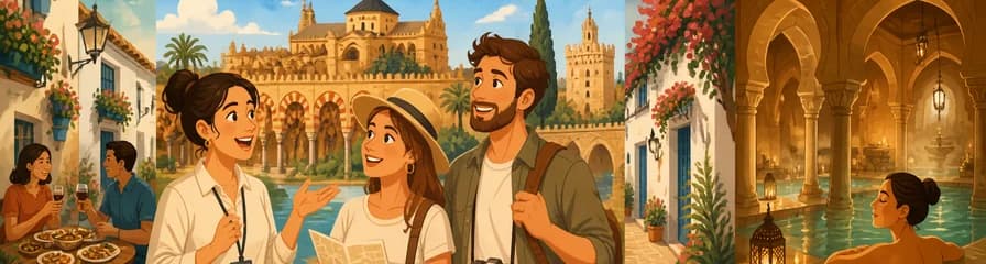 Estancia de dos noches en Córdoba: tour urbano y acceso a los baños árabes