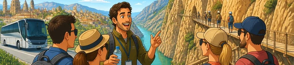 Vive la aventura del Caminito del Rey en una excursión con salida desde Málaga y la Costa del Sol